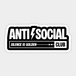 ANTI-SOCIAL CLUB Sticker